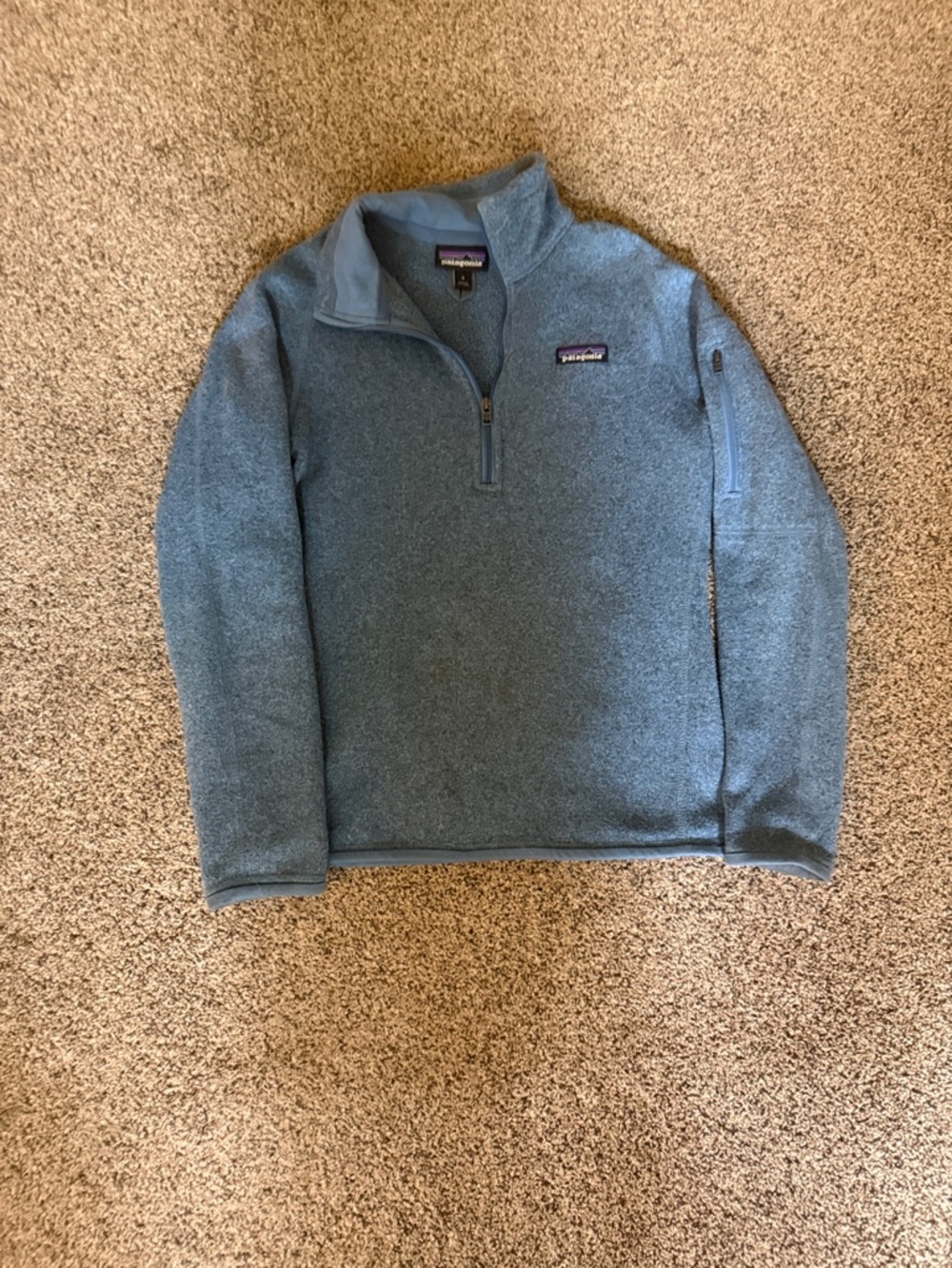 Patagonia Half-Zip Fleece Pullover - Blue